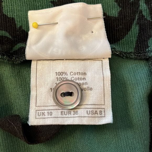 Laura Ashley vintage 80s baby cord puffed sleeve dress - Picture 8 of 9